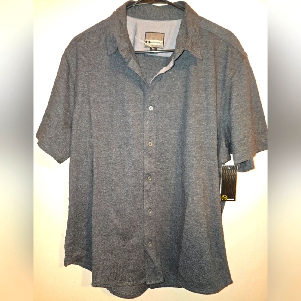 Burnside XL Charcoal Gray Button Down Shirt